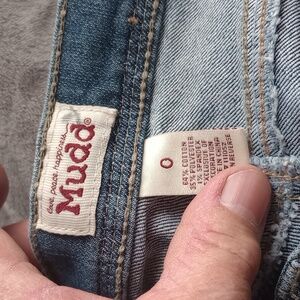 Mudd jeans. Size zero. Skinny with bell bottoms.